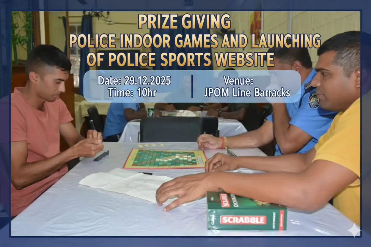 Police Prize Giving Ceremony 2025 poster